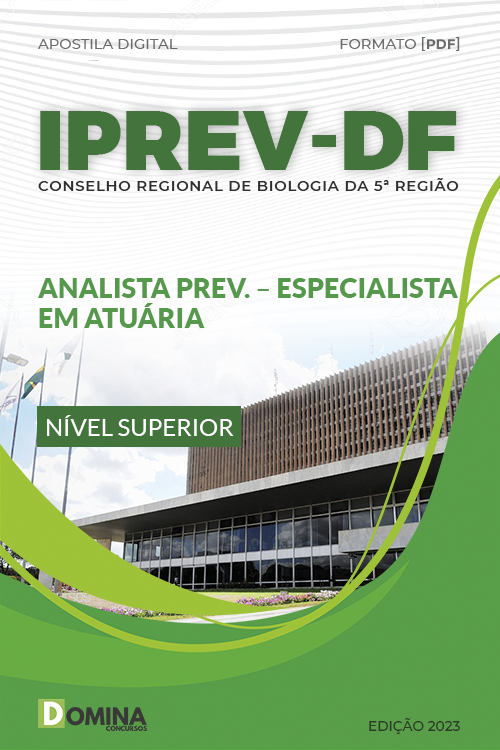 Apostila IPREV DF 2023 Analista Previdenciário Atuária