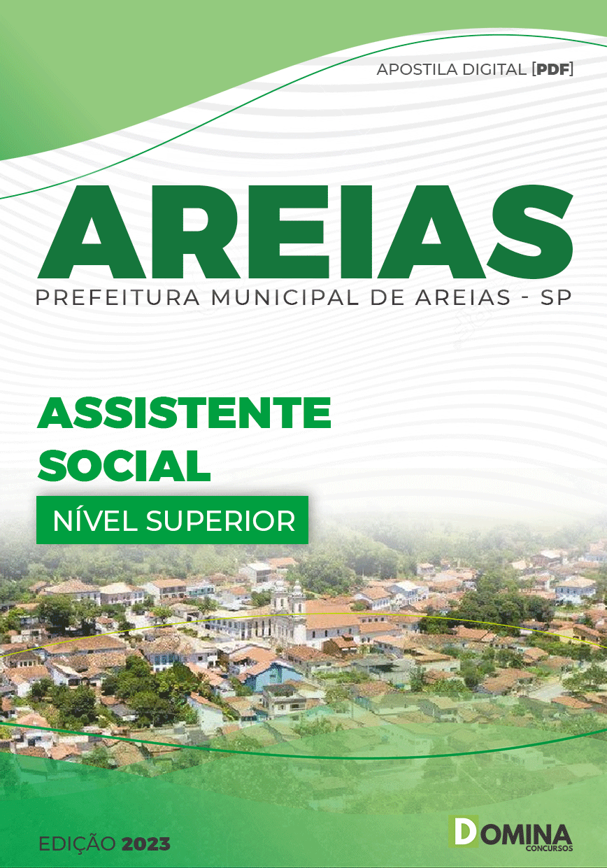 Apostila Concurso Pref Areias SP 2023 Assistente Social