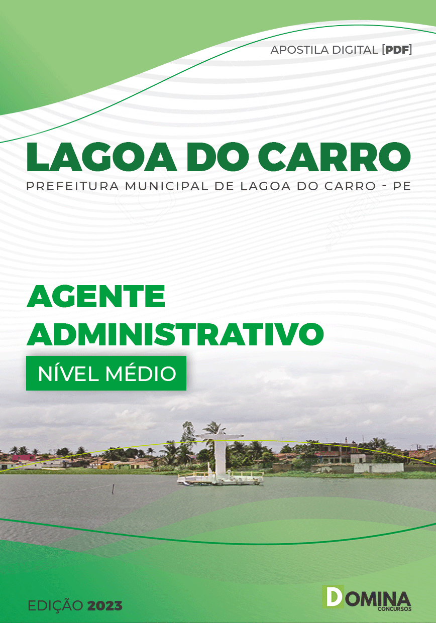 Apostila Pref Lagoa Carro PE 2023 Agente Administrativo