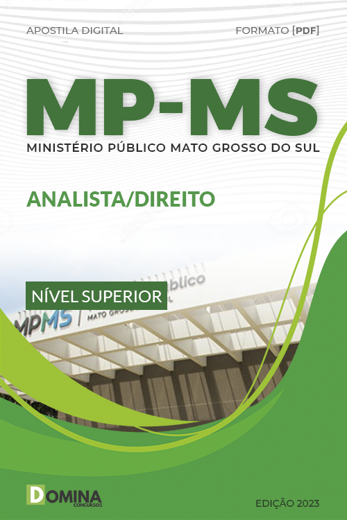 Apostila Digital Concurso MP MS 2023 Analista Direito