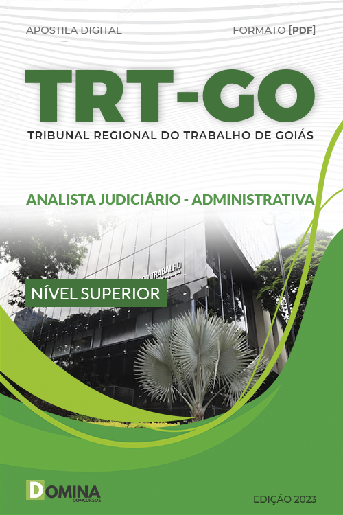 Apostila TRT GO 2023 Analista Judiciário Área Administrativa