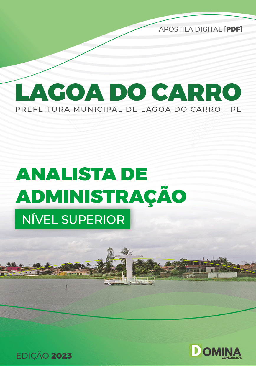 Apostila Pref Lagoa Carro PE 2023 Analista Administrativo