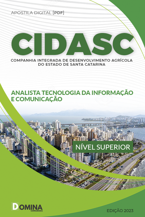 Apostila CIDASC 2023 Analista Tecnologia Informação Comunicação