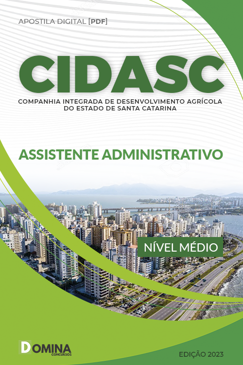 Apostila Digital CIDASC 2023 Assistente Administrativo