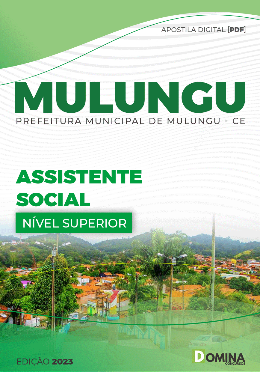 Apostila Concurso Pref Mulungu CE 2023 Assistente Social