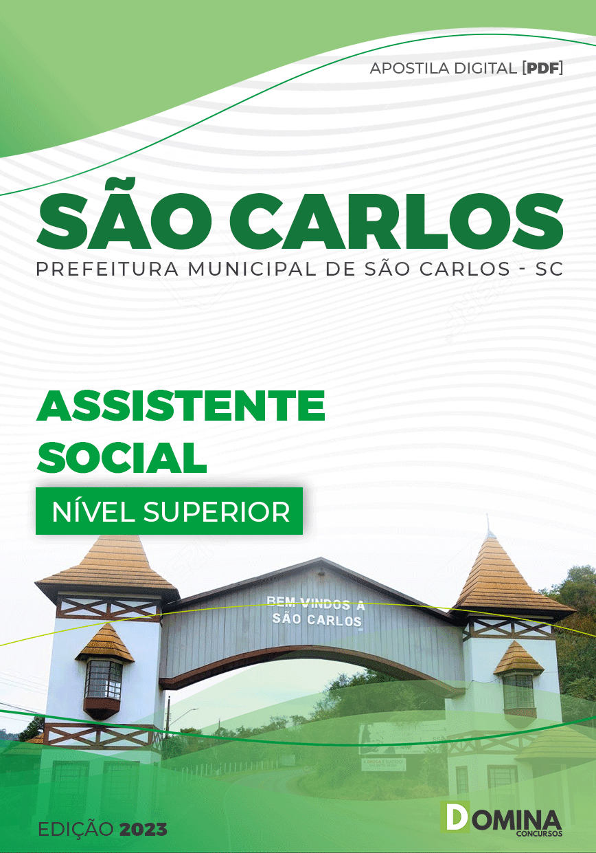 Apostila Digital Pref São Carlos SC 2023 Assistente Social