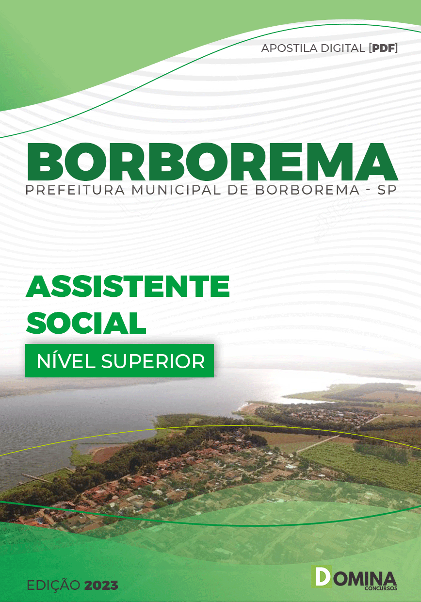 Apostila Digital Pref Borborema SP 2023 Assistente Social