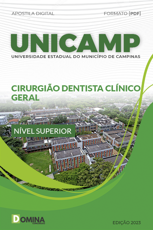 Apostila UNICAMP SP 2023 Cirurgião Dentista Clínico Geral