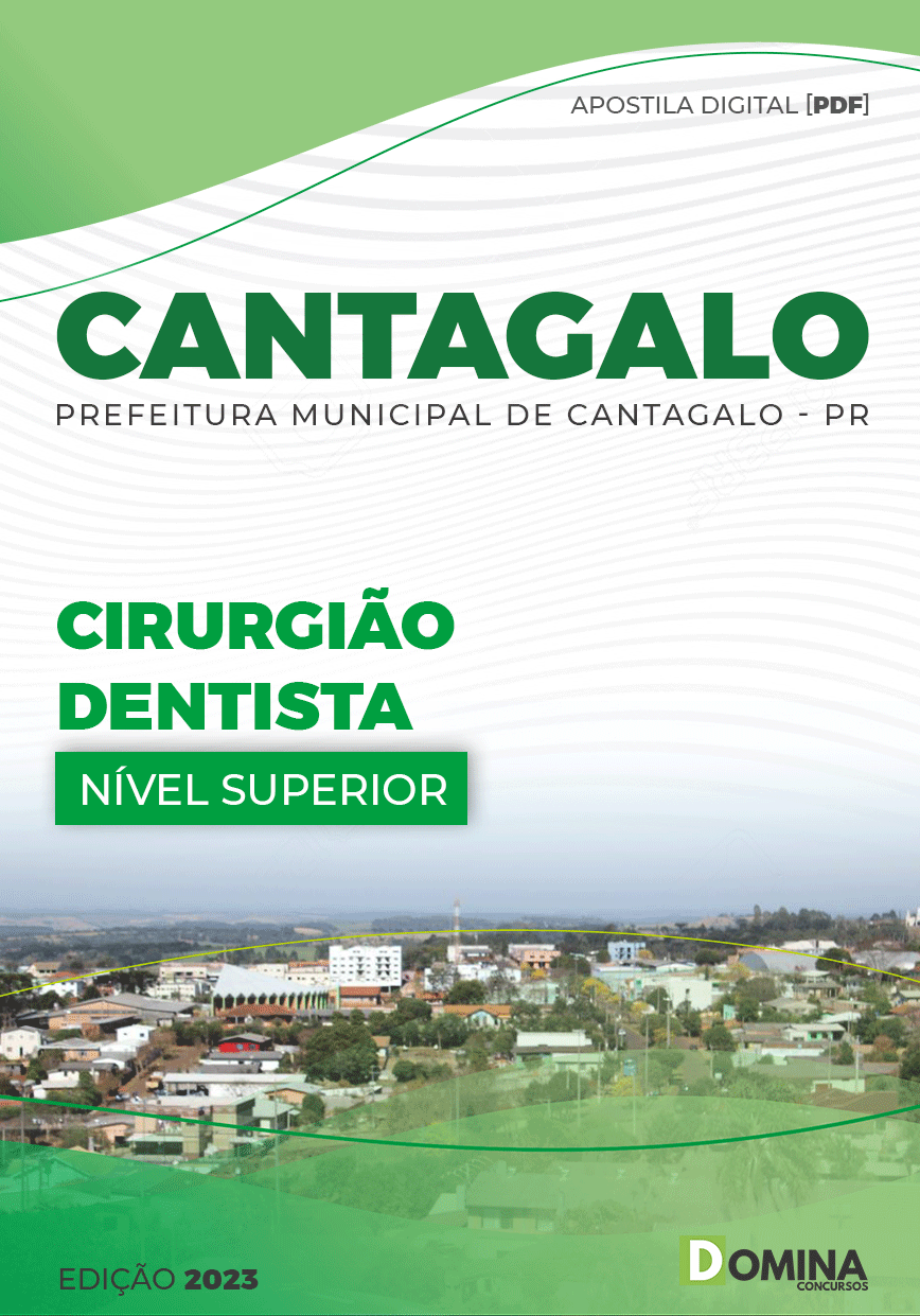 Apostila Digital Pref Cantagalo PR 2023 Cirurgião Dentista