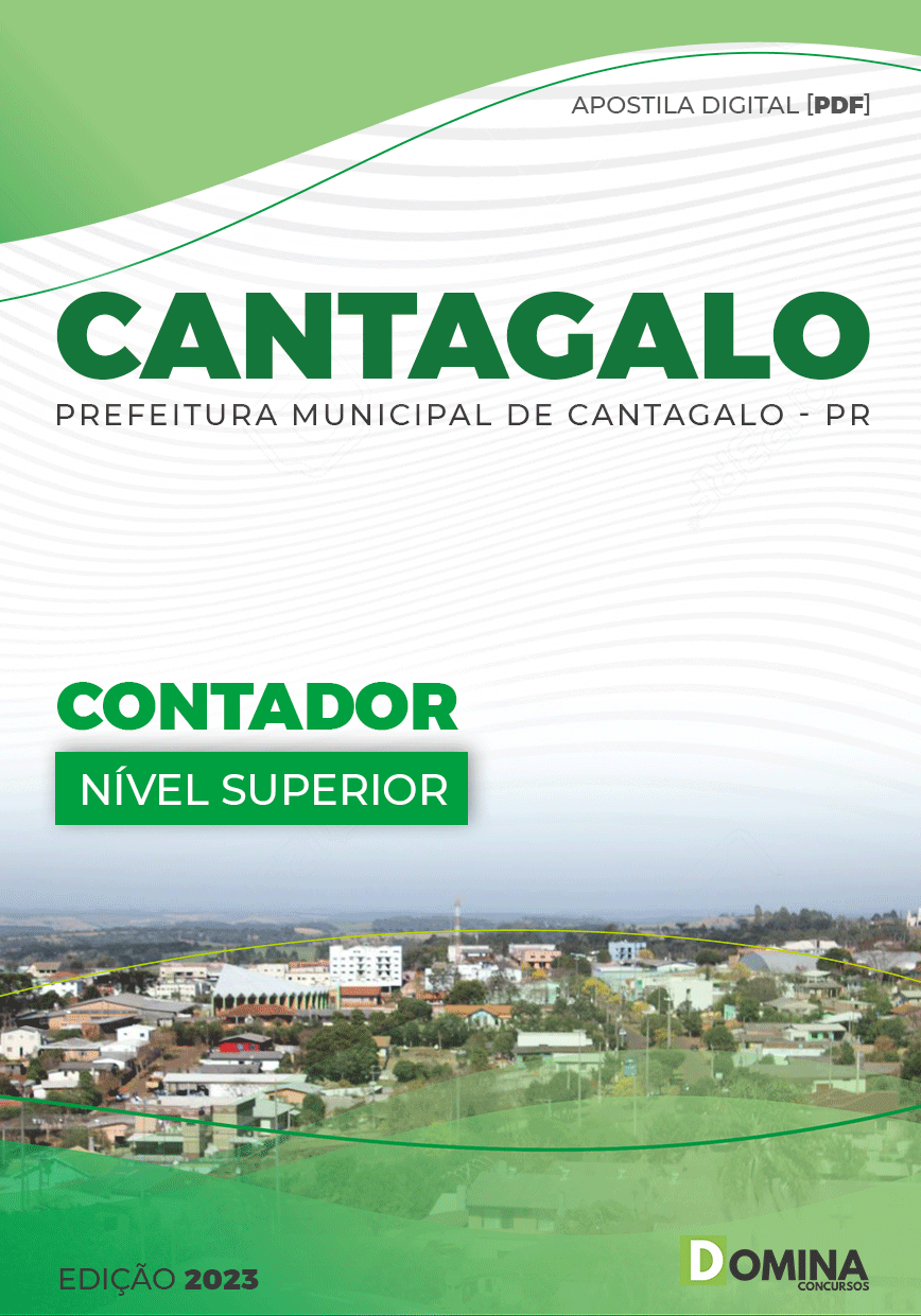 Apostila Concurso Pref Cantagalo PR 2023 Contador