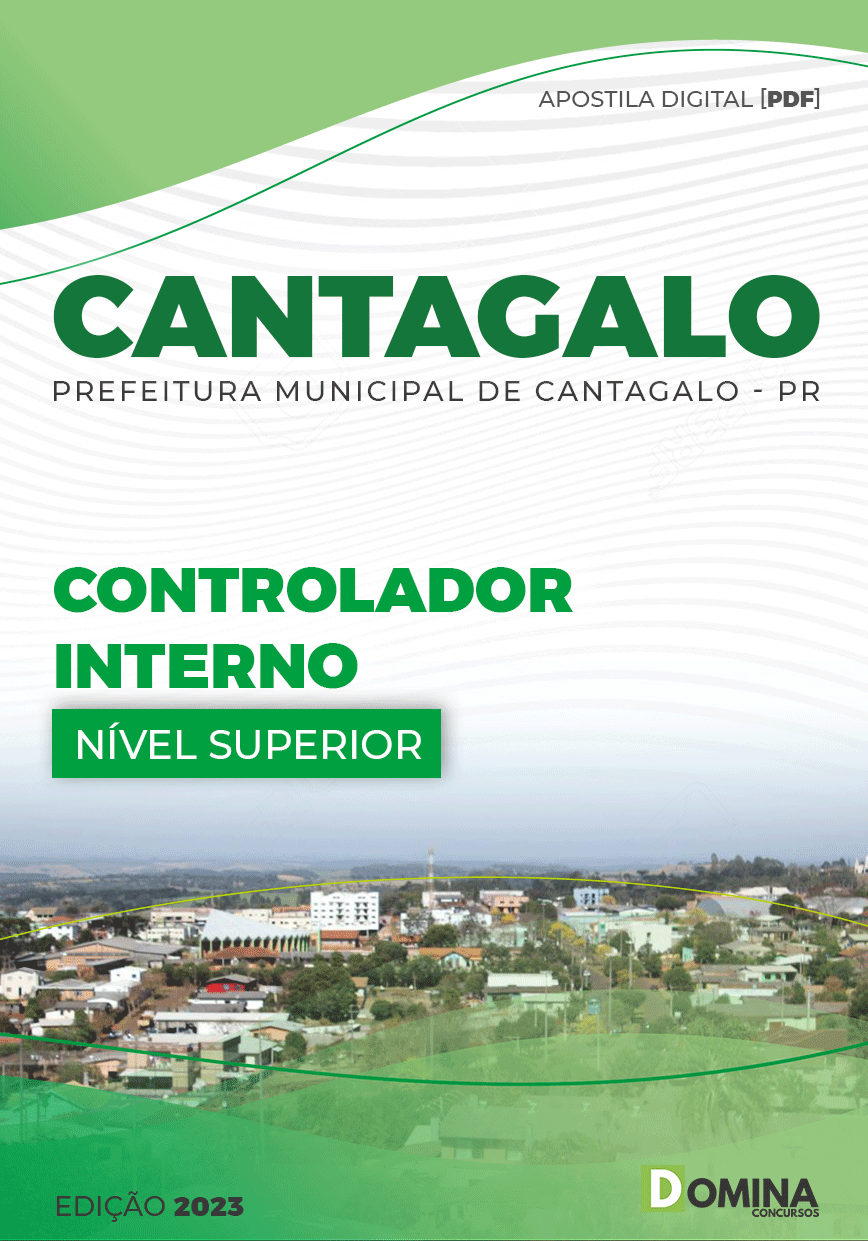 Apostila Digital Pref Cantagalo PR 2023 Controlador Interno