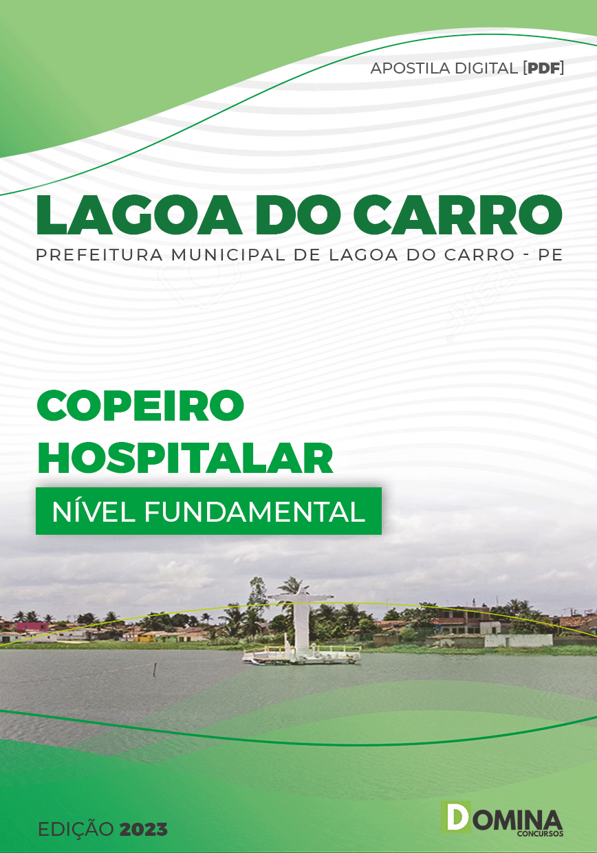 Apostila Pref Lagoa Carro PE 2023 Coopero Hospitalar