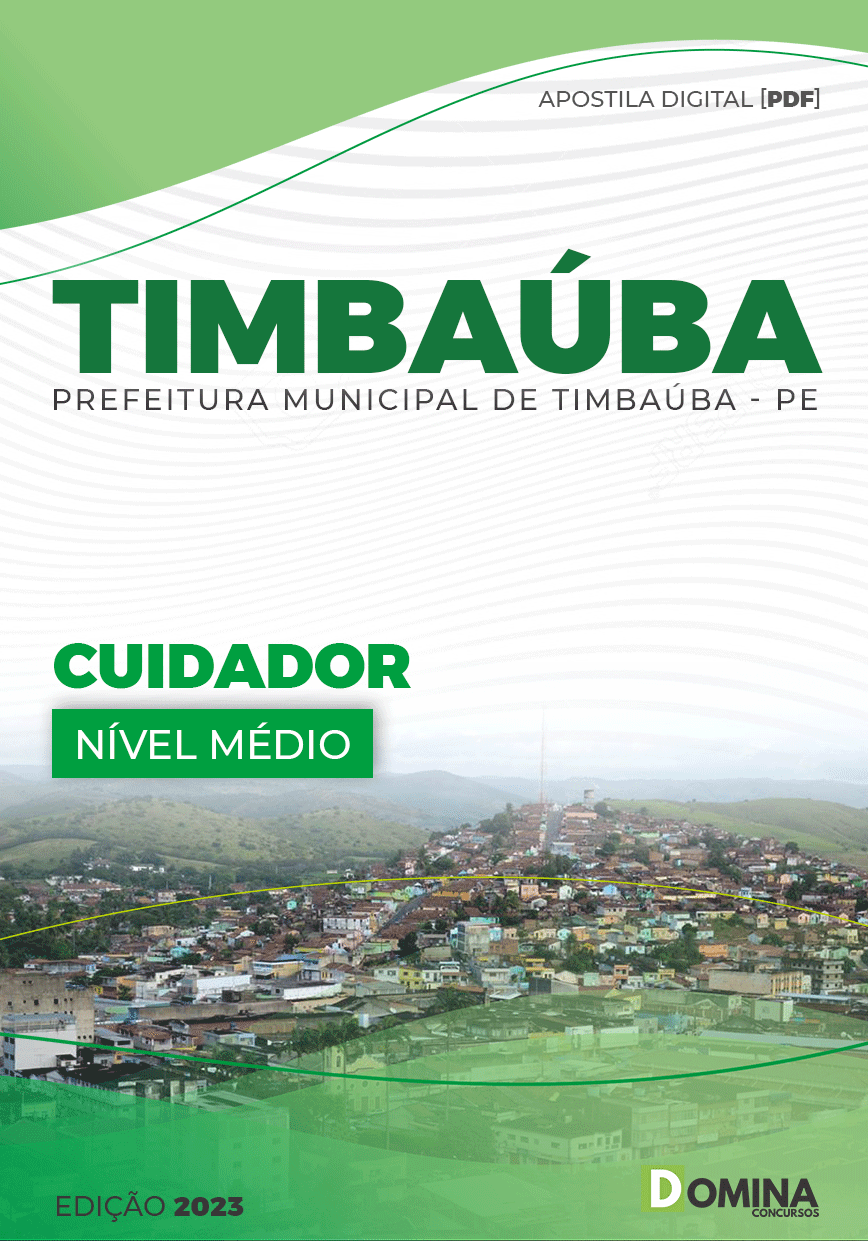 Apostila Concurso Pref Timbaúba PE 2023 Cuidador