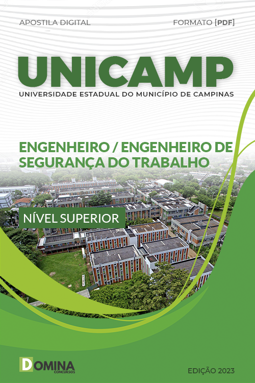 Apostila UNICAMP SP 2023 Engenheiro Segurança Trabalho