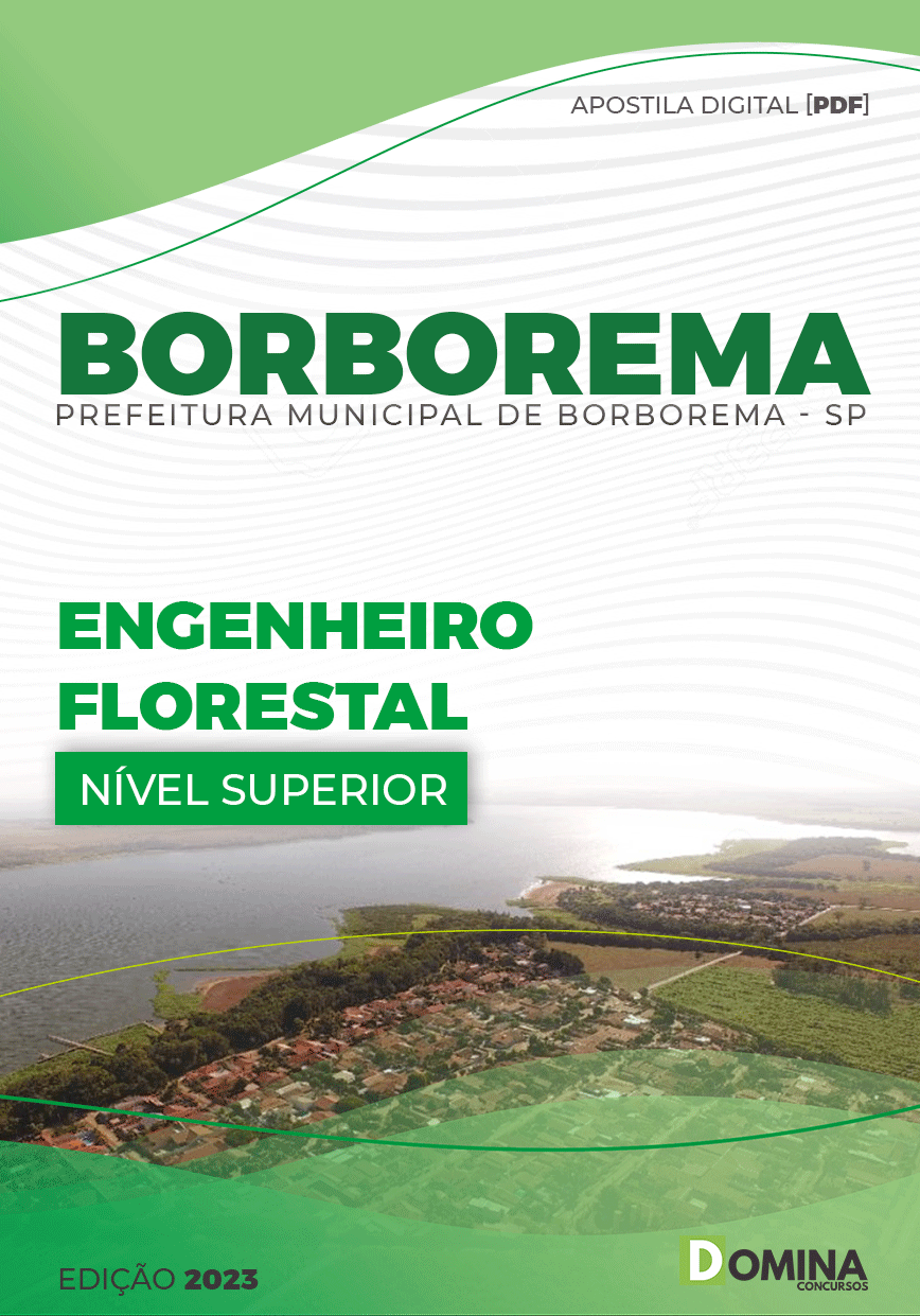 Apostila Digital Pref Borborema SP 2023 Engenheiro Florestal