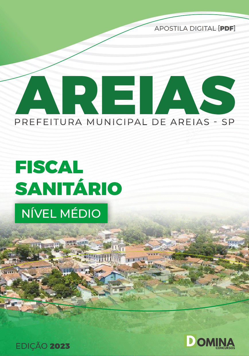 Apostila Concurso Pref Areias SP 2023 Fiscal Sanitário