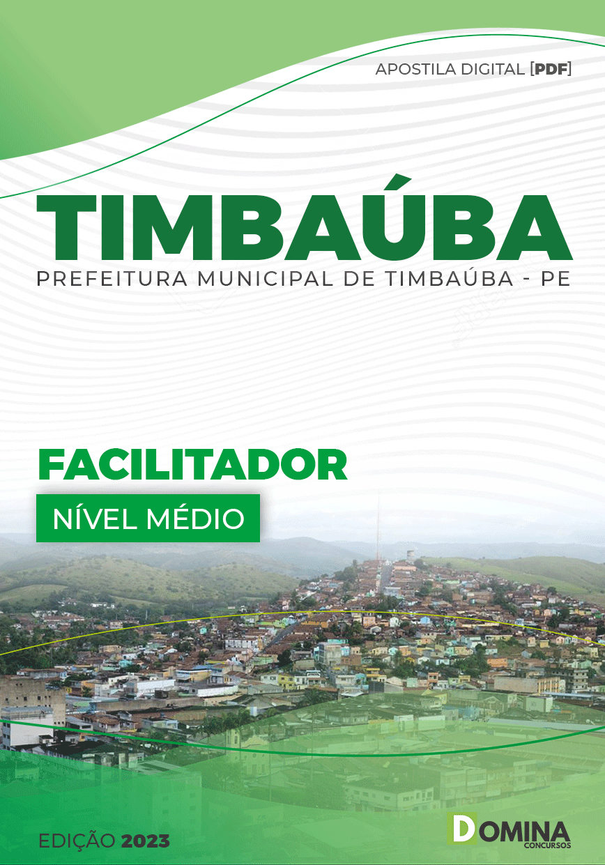 Apostila Concurso Pref Timbaúba PE 2023 Facilitador