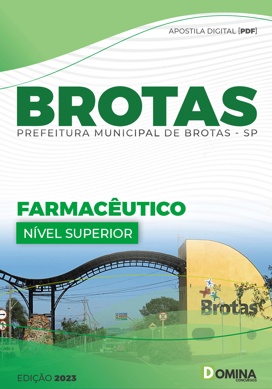 Apostila Digital Concurso Pref Brotas SP 2023 Farmacêutico