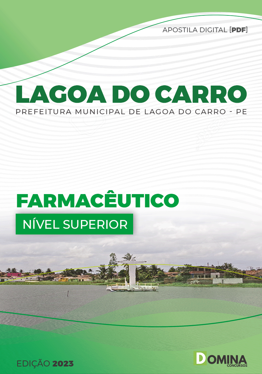 Apostila Digital Pref Lagoa Carro PE 2023 Farmacêutico