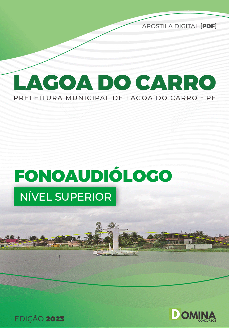 Apostila Digital Pref Lagoa Carro PE 2023 Fonoaudiólogo