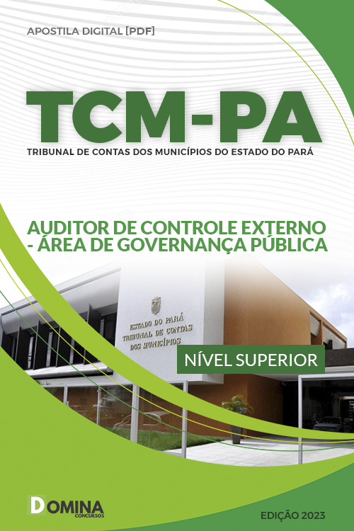 Apostila TCM PA 2023 Auditor Externo Governança Pública