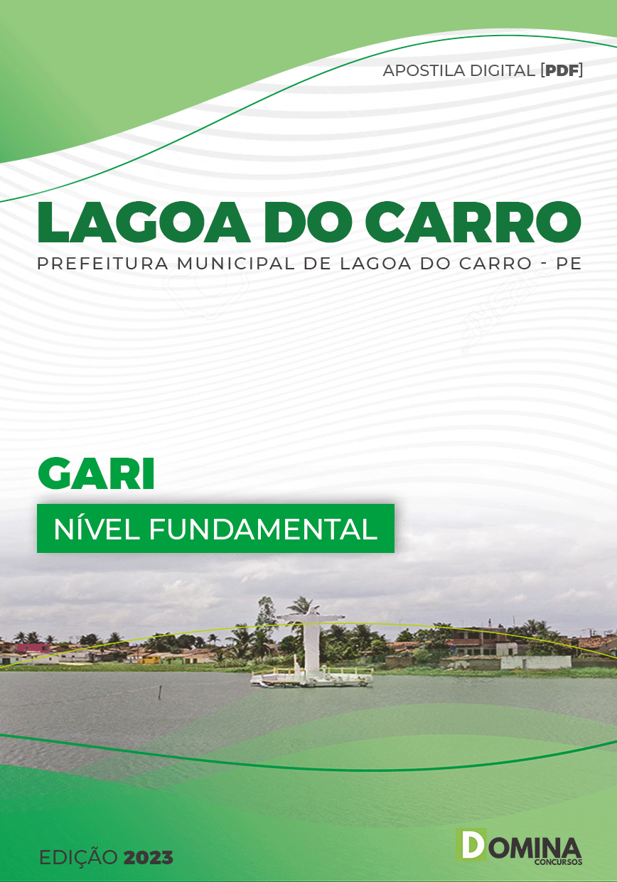 Apostila Digital Concurso Pref Lagoa Carro PE 2023 Gari