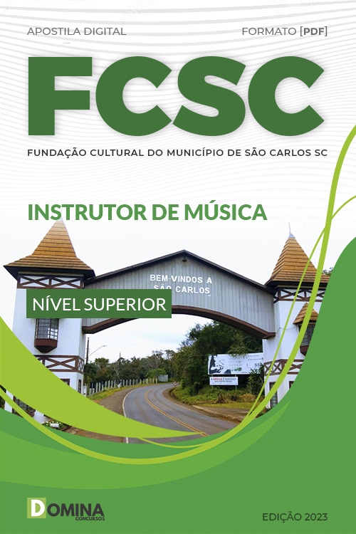 Apostila Concurso FCSC 2023 Instrutor Música Flauta