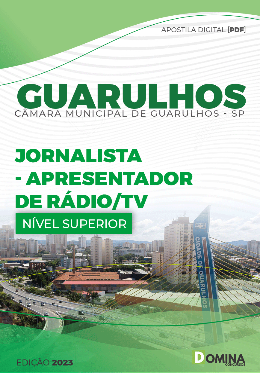 Apostila Câmara Guarulhos SP 2023 Jornalista Apresentador