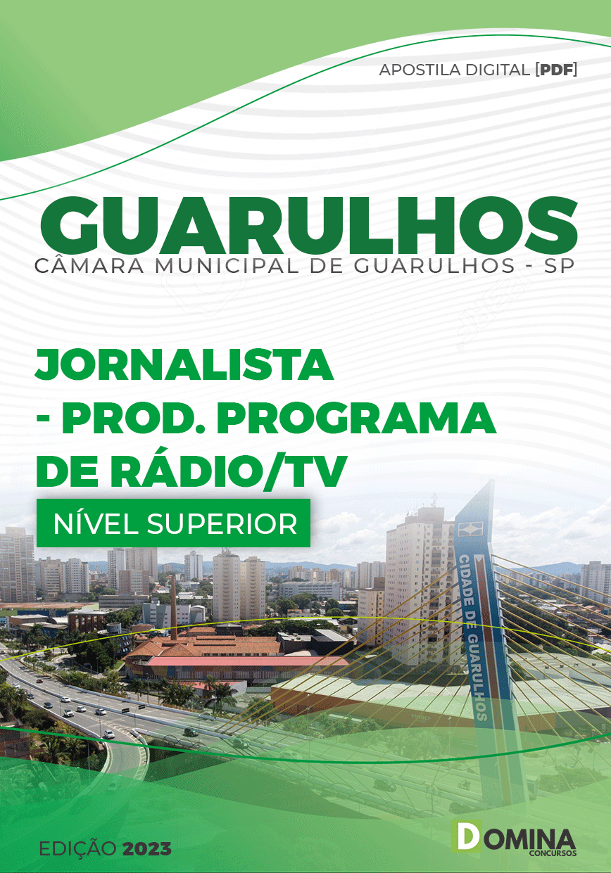 Apostila Câmara Guarulhos SP 2023 Jornalista Repórter