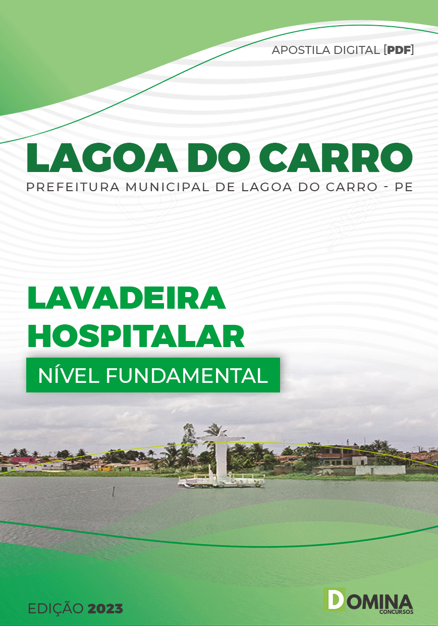 Apostila Pref Lagoa Carro PE 2023 Lavandeira Hospitalar