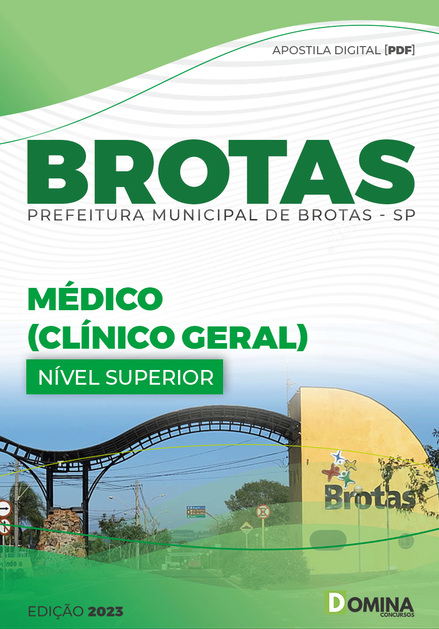 Apostila Digital Pref Brotas SP 2023 Médico Clínico Geral