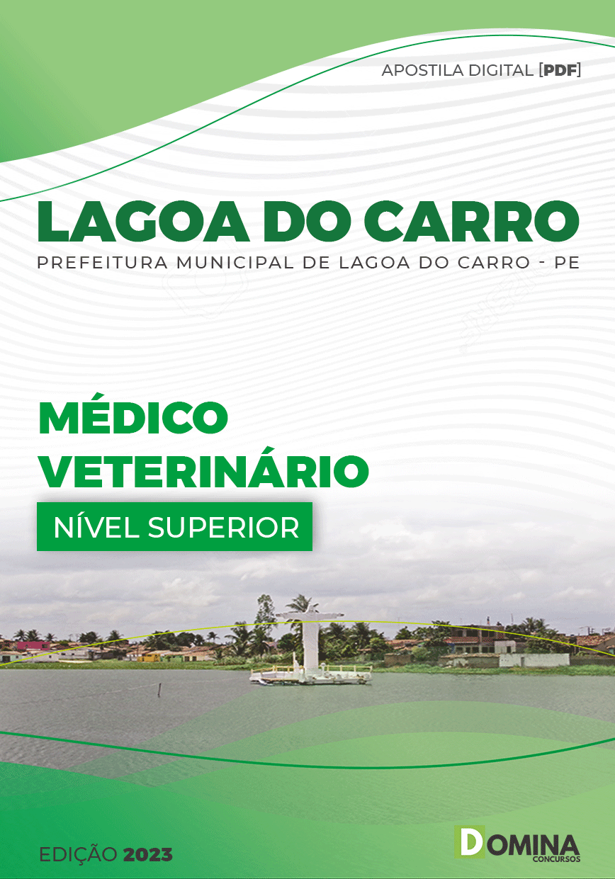 Apostila Pref Lagoa Carro PE 2023 Médico Veterinário