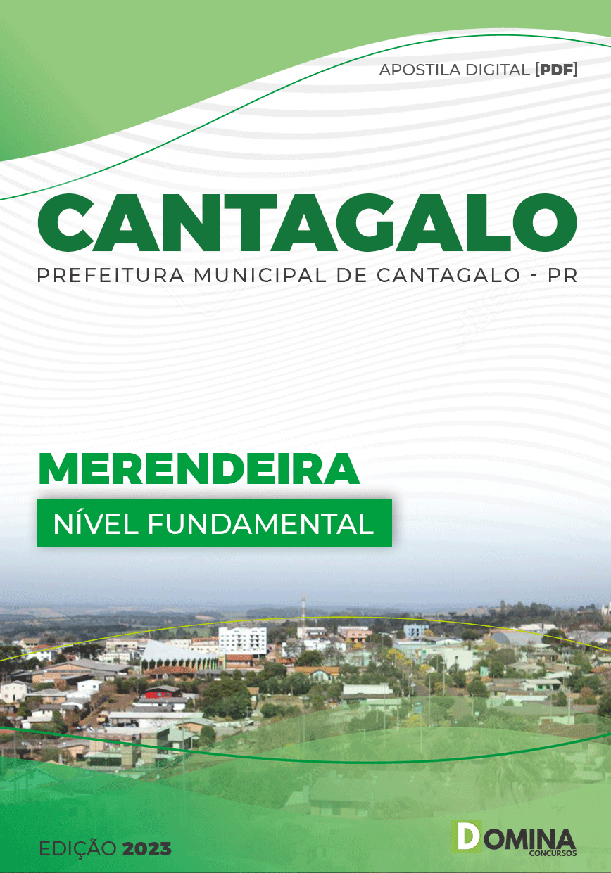 Apostila Digital Pref Cantagalo PR 2023 Merendeira