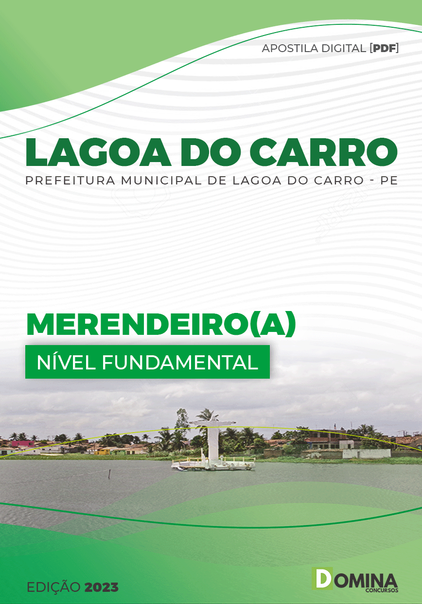 Apostila Concurso Pref Lagoa Carro PE 2023 Merendeira
