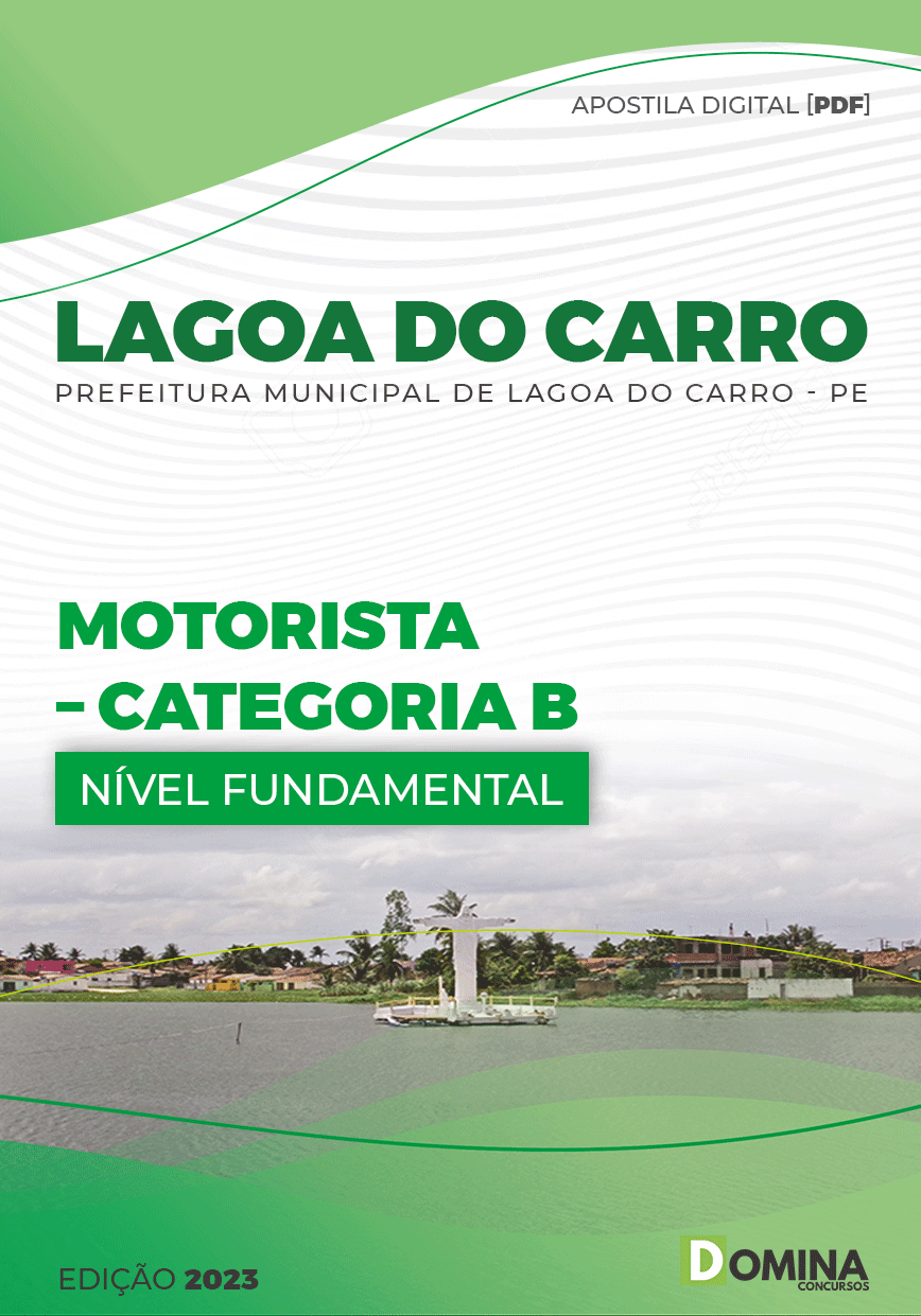 Apostila Concurso Pref Lagoa Carro PE 2023 Motorista B