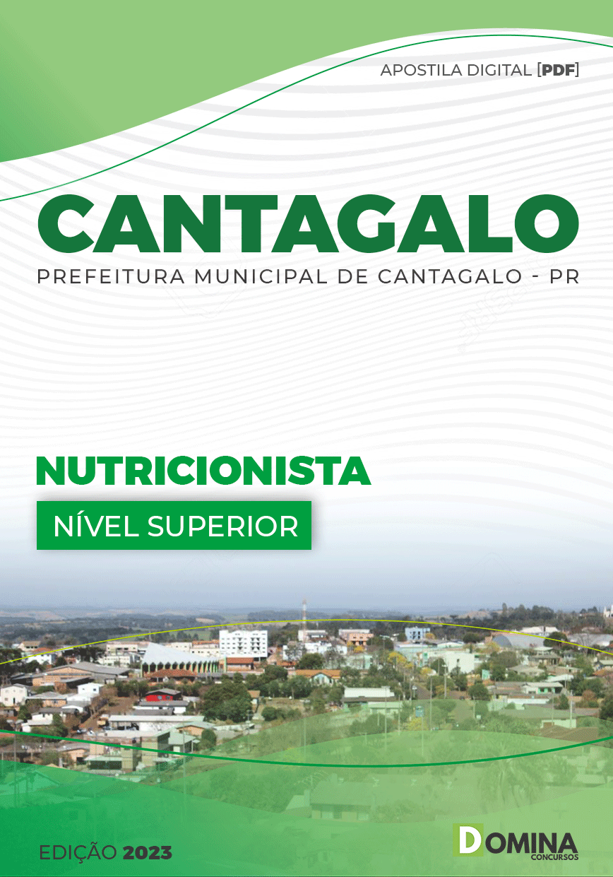 Apostila Digital Pref Cantagalo PR 2023 Nutricionista