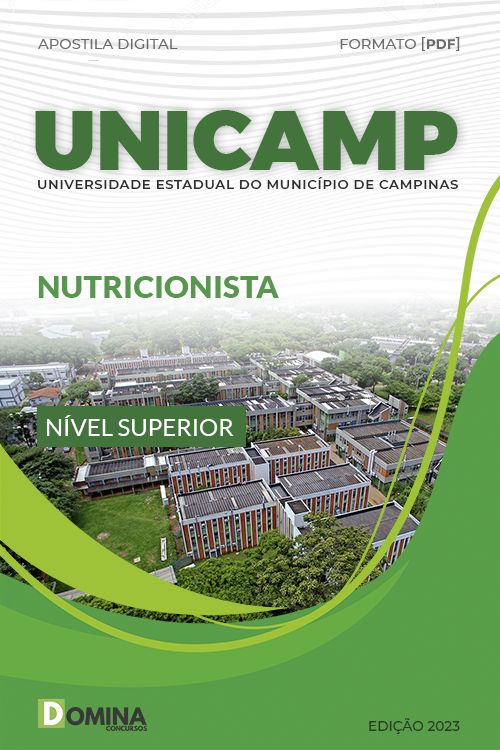 Apostila Concurso UNICAMP SP 2023 Nutricionista