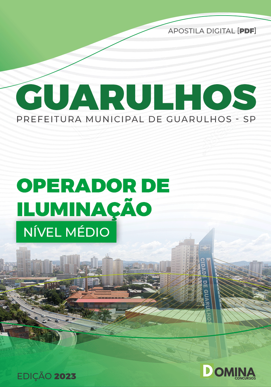 Apostila Pref Guarulhos SP 2023 Operador Iluminação