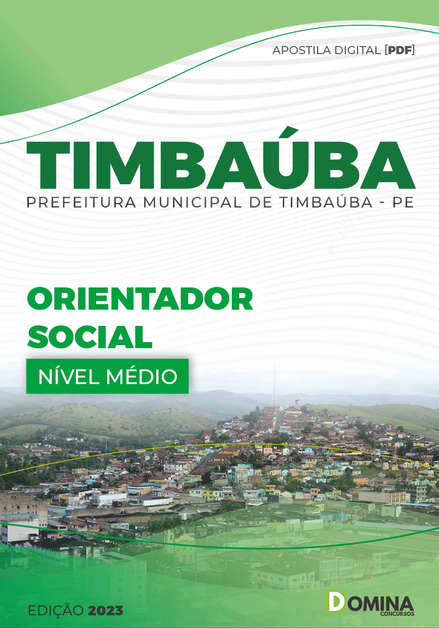 Apostila Concurso Pref Timbaúba PE 2023 Orientador Social