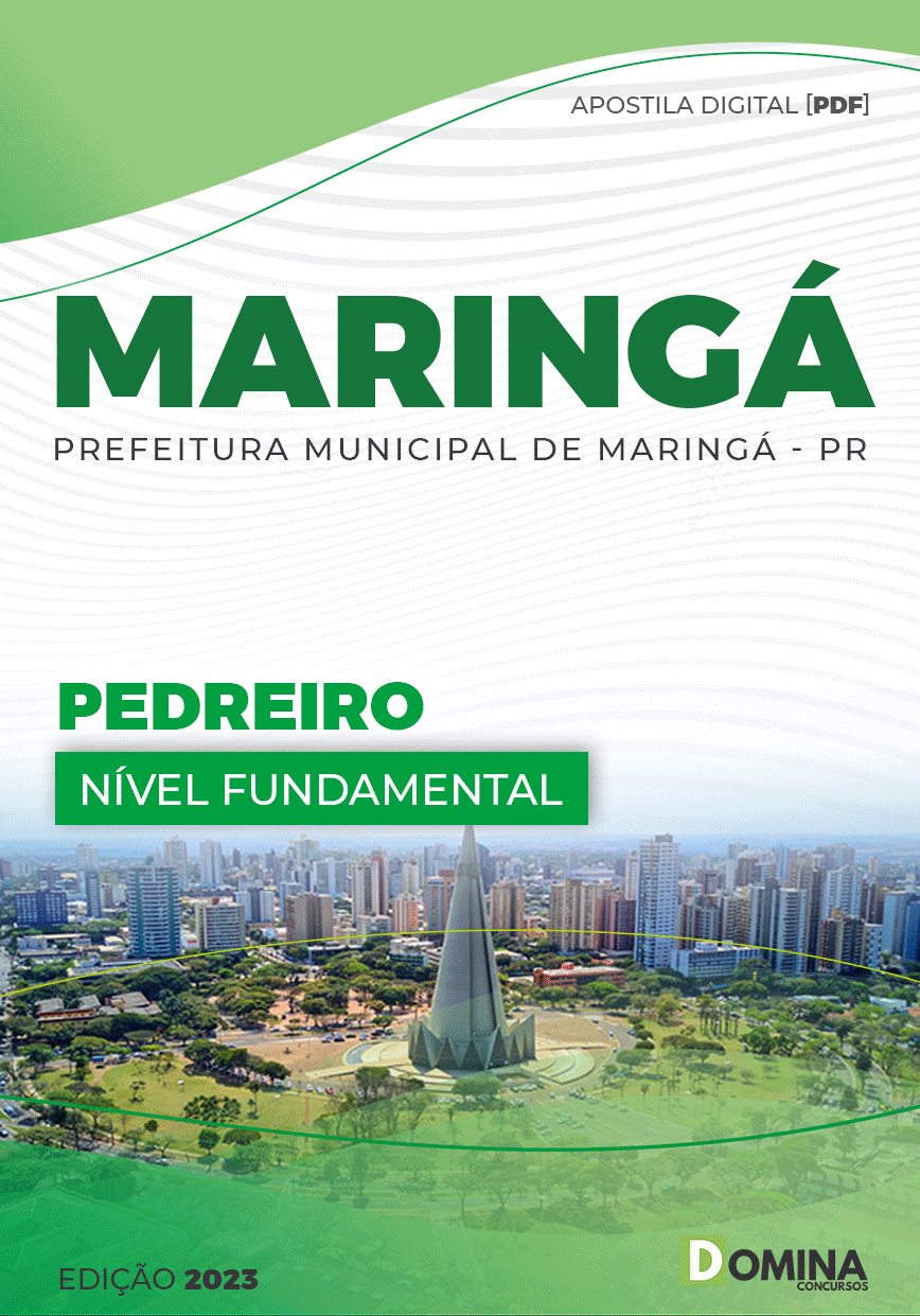 Apostila Concurso Pref Maringá SP 2023 Pedreiro