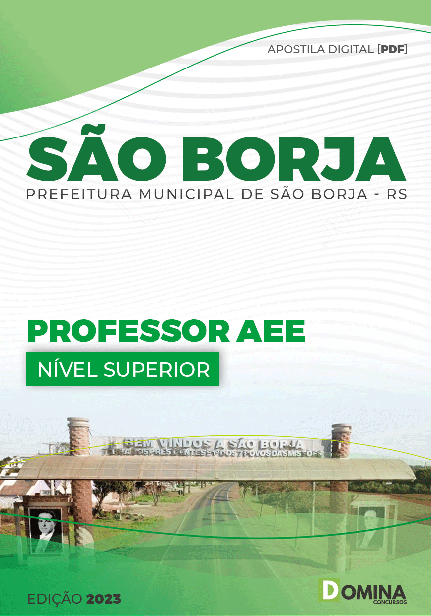Apostila Digital Pref São Borja RS 2023 Professor AEE