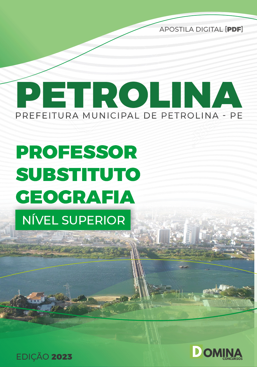 Apostila Pref Petrolina PE 2023 Professor Substituto Geografia
