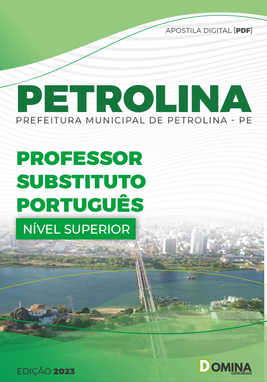 Apostila Pref Petrolina PE 2023 Professor Substituto Português
