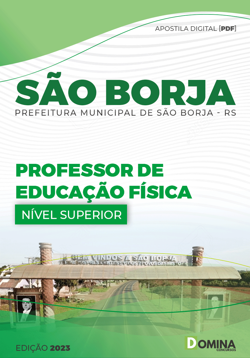 Apostila Pref São Borja RS 2023 Professor Educação Física