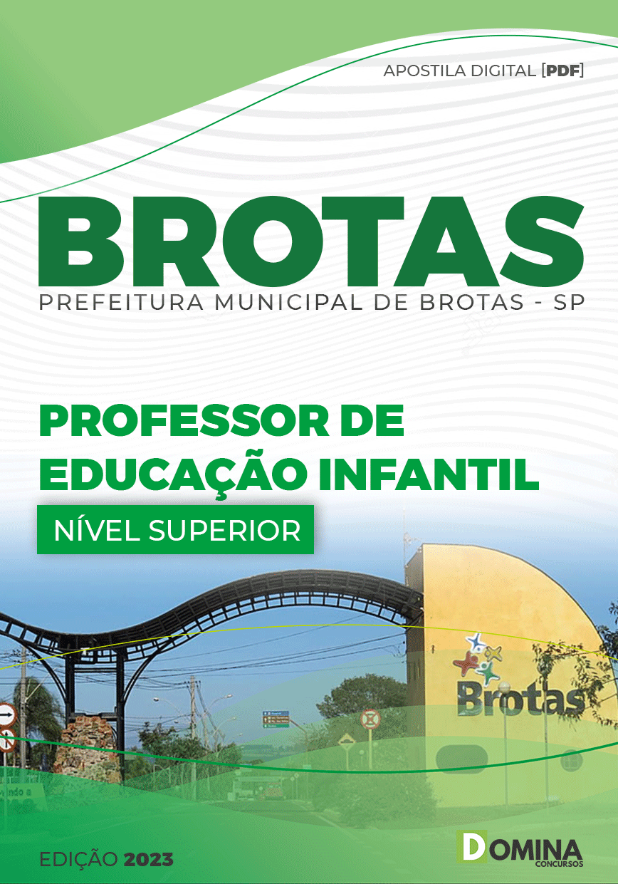 Apostila Pref Brotas SP 2023 Professor Educação Infantil