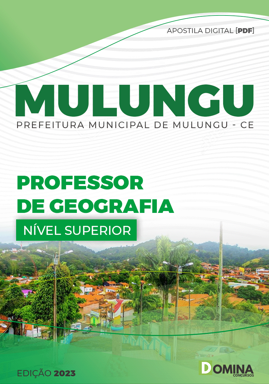 Apostila Pref Mulungu CE 2023 Professor Geografia