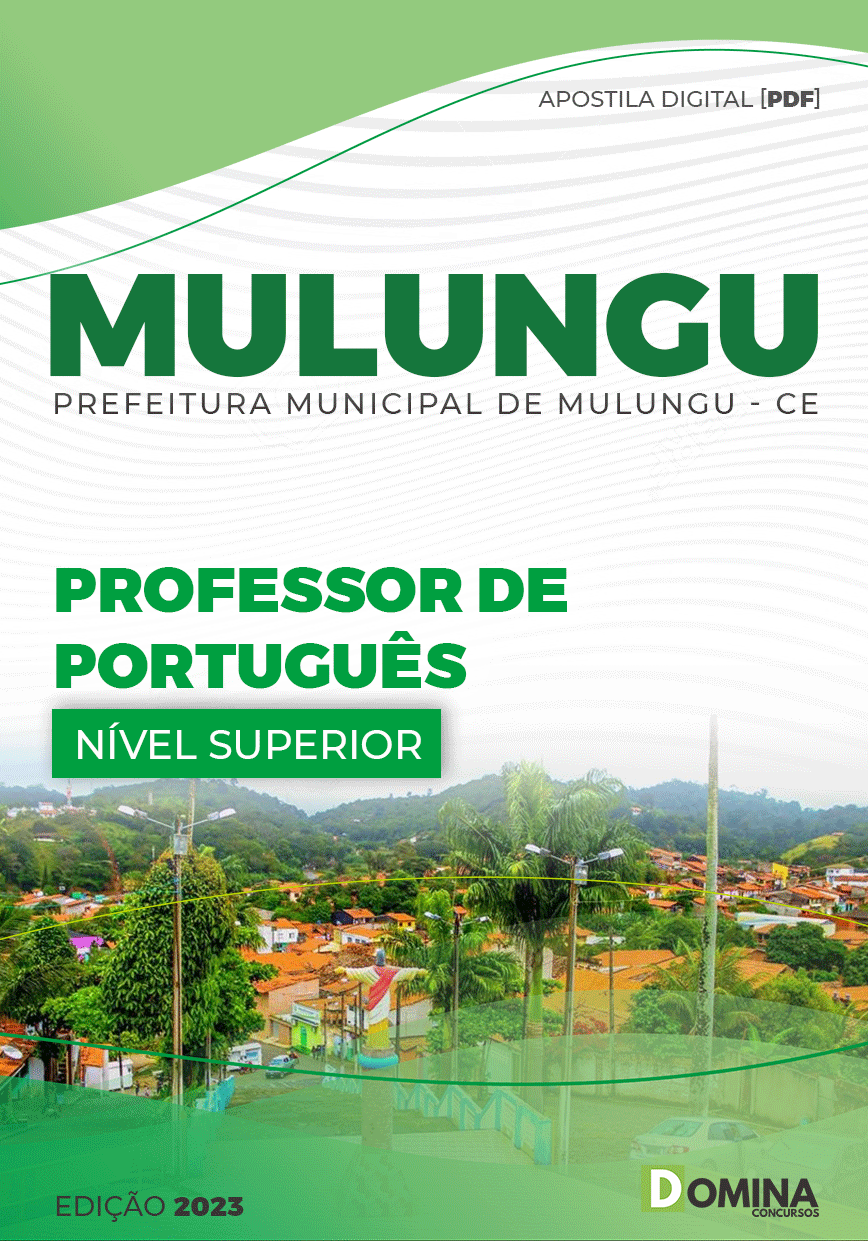 Apostila Pref Mulungu CE 2023 Professor Português
