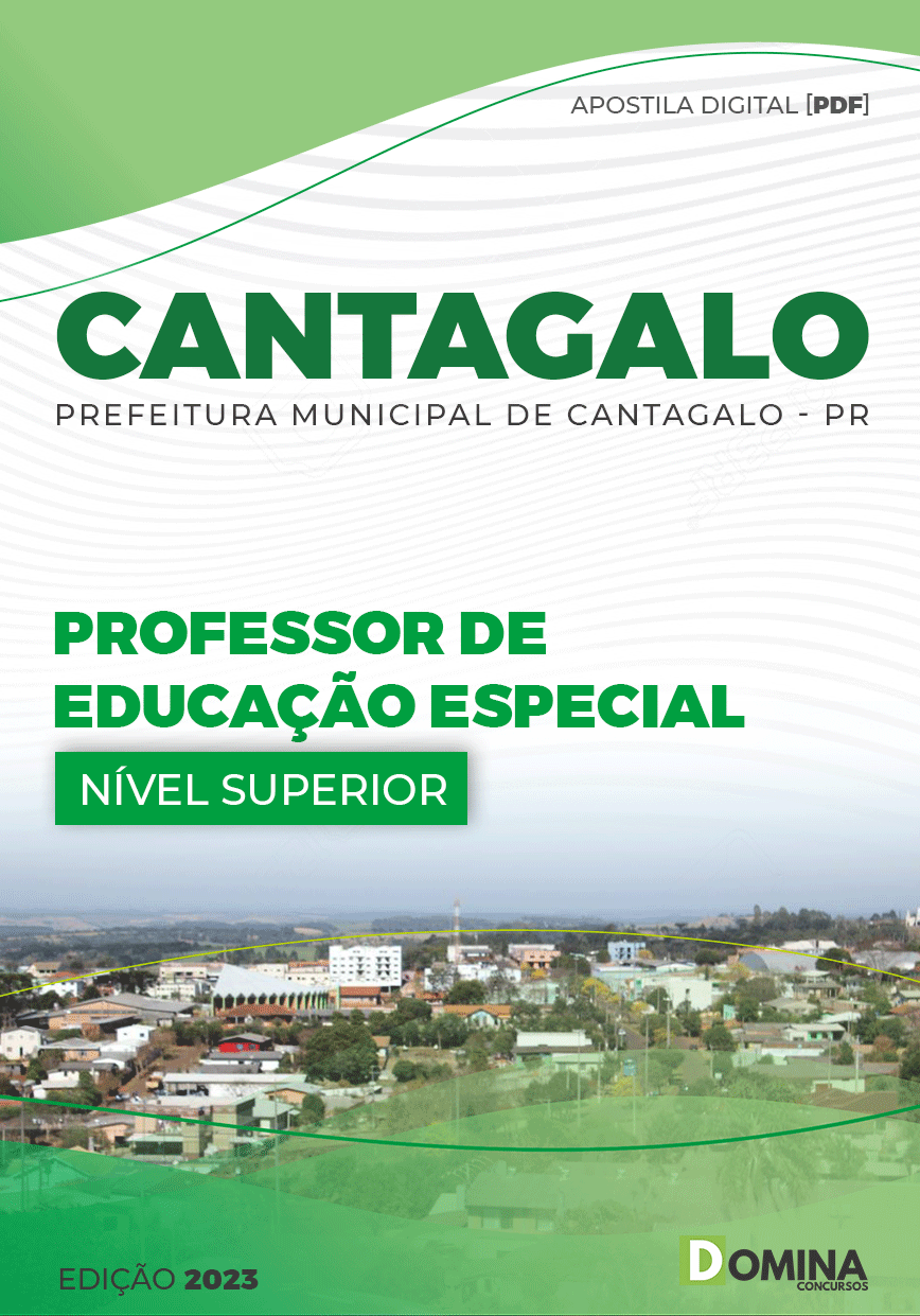 Apostila Pref Cantagalo PR 2023 Professor Educação Especial