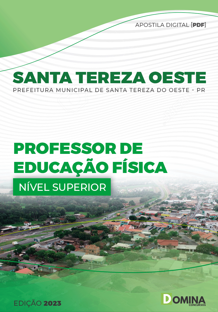 Apostila Pref Santa Tereza Oeste PR 2023 Professor Educação Física