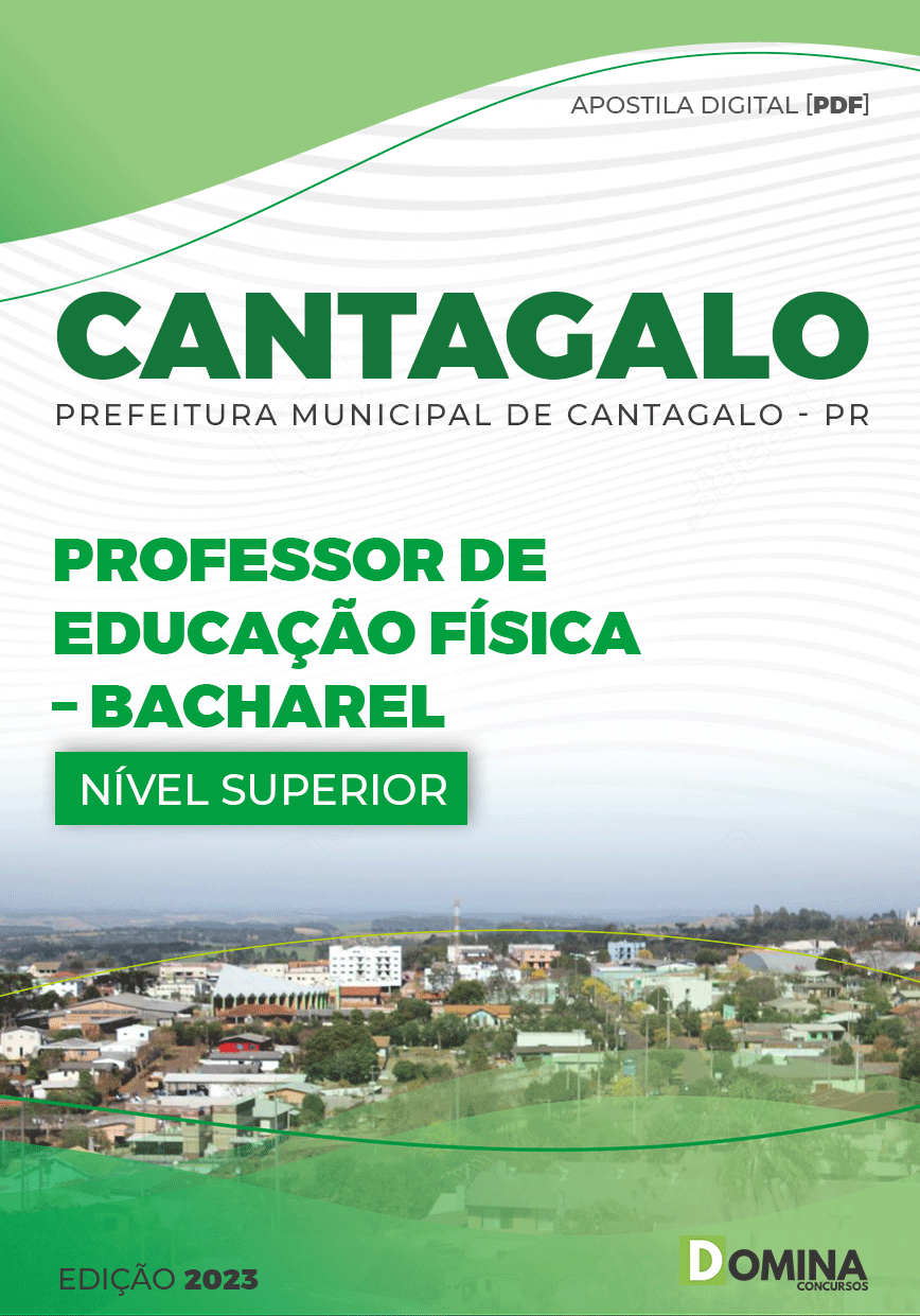 Apostila Pref Cantagalo PR 2023 Professor Educação Física Bacharel